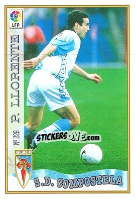 Sticker 229. P. LLORENTE - Las Fichas De La Liga 1997-1998 - Mundicromo