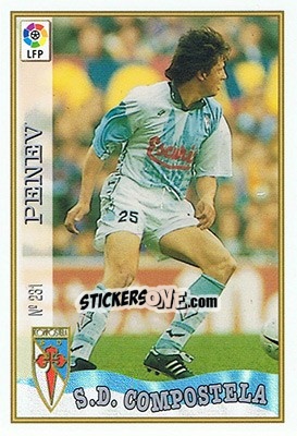 Sticker 231. PENEV - Las Fichas De La Liga 1997-1998 - Mundicromo