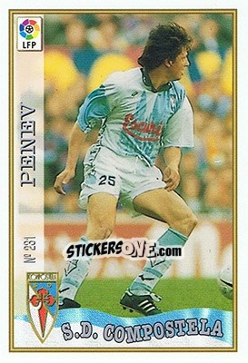 Cromo 231. PENEV - Las Fichas De La Liga 1997-1998 n. 339 - Mundicromo
