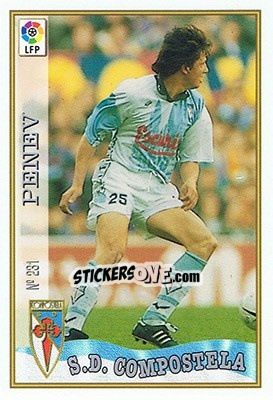 Cromo 231. PENEV - Las Fichas De La Liga 1997-1998 - Mundicromo