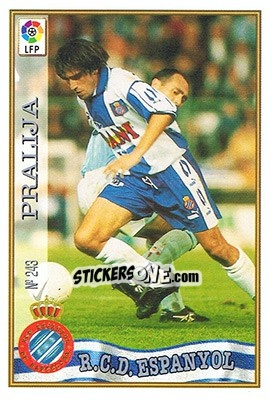 Sticker 243. PRALIJA - Las Fichas De La Liga 1997-1998 - Mundicromo