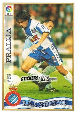 Figurina 243. PRALIJA - Las Fichas De La Liga 1997-1998 - Mundicromo