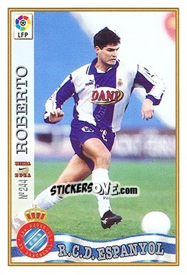 Sticker 244. U.H. ROBERTO - Las Fichas De La Liga 1997-1998 n. 355 - Mundicromo