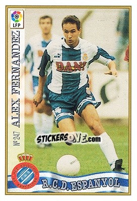 Figurina 247. ÁLEX FERNÁNDEZ - Las Fichas De La Liga 1997-1998 - Mundicromo