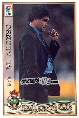 Sticker 256. MARCOS ALONSO - Las Fichas De La Liga 1997-1998 n. 375 - Mundicromo