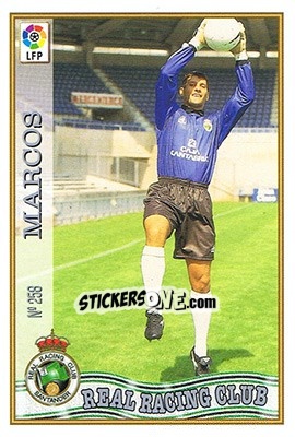 Sticker 258. MARCOS - Las Fichas De La Liga 1997-1998 n. 377 - Mundicromo