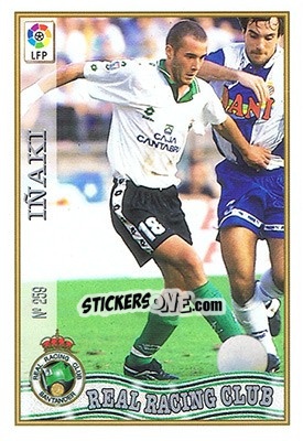 Sticker 259. IÑAKI - Las Fichas De La Liga 1997-1998 - Mundicromo