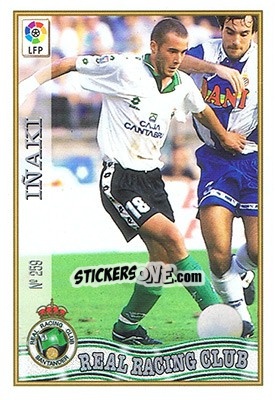 Sticker 259. IÑAKI - Las Fichas De La Liga 1997-1998 n. 378 - Mundicromo