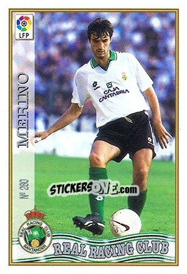 Sticker 260. MERINO - Las Fichas De La Liga 1997-1998 - Mundicromo