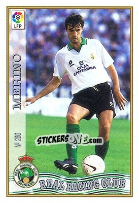 Cromo 260. MERINO - Las Fichas De La Liga 1997-1998 - Mundicromo