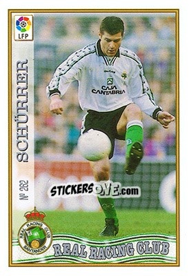 Sticker 262. SCHÜRRER - Las Fichas De La Liga 1997-1998 - Mundicromo