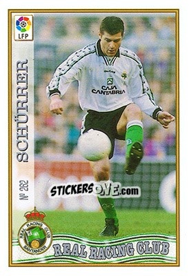 Sticker 262. SCHÜRRER - Las Fichas De La Liga 1997-1998 n. 382 - Mundicromo