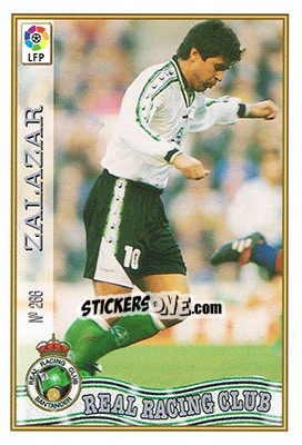 Cromo 266. ZALAZAR - Las Fichas De La Liga 1997-1998 - Mundicromo