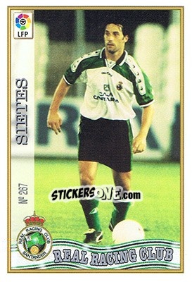Sticker 267. SIETES - Las Fichas De La Liga 1997-1998 n. 391 - Mundicromo