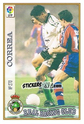 Cromo 270. CORREA - Las Fichas De La Liga 1997-1998 - Mundicromo