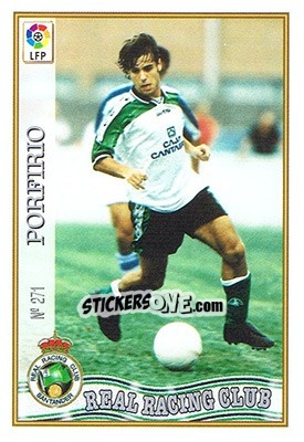 Sticker 271. PORFIRIO - Las Fichas De La Liga 1997-1998 n. 396 - Mundicromo