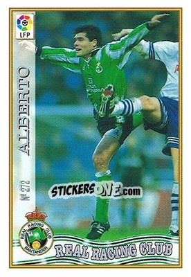 Figurina 272. ALBERTO - Las Fichas De La Liga 1997-1998 - Mundicromo