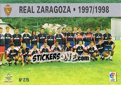 Figurina 275. PLANTILLA - Las Fichas De La Liga 1997-1998 n. 403 - Mundicromo