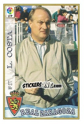 Figurina 277. LUIS COSTA - Las Fichas De La Liga 1997-1998 n. 405 - Mundicromo