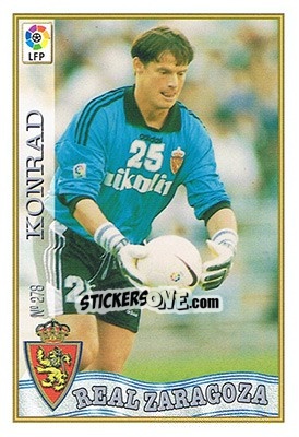 Sticker 278. KONRAD - Las Fichas De La Liga 1997-1998 n. 406 - Mundicromo