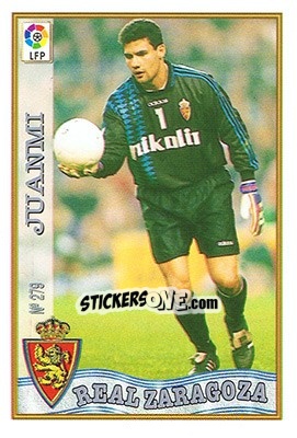 Sticker 279. JUANMI - Las Fichas De La Liga 1997-1998 - Mundicromo
