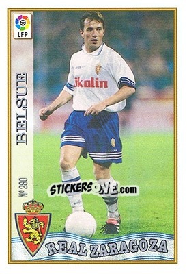 Sticker 280. BELSUE - Las Fichas De La Liga 1997-1998 n. 408 - Mundicromo