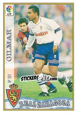 Sticker 281. GILMAR - Las Fichas De La Liga 1997-1998 - Mundicromo