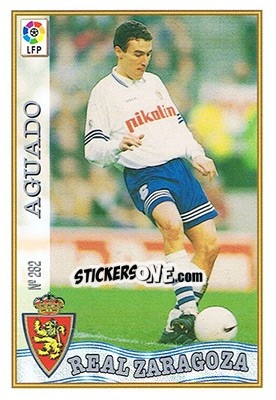 Sticker 282. AGUADO - Las Fichas De La Liga 1997-1998 n. 410 - Mundicromo