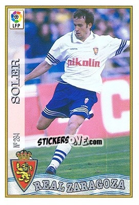Sticker 284. SOLER - Las Fichas De La Liga 1997-1998 - Mundicromo