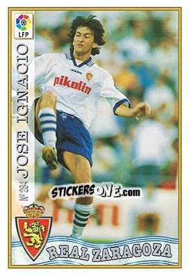 Sticker 284. J. IGNACIO - Las Fichas De La Liga 1997-1998 - Mundicromo