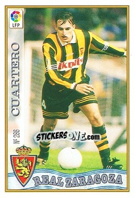 Cromo 286. CUARTERO - Las Fichas De La Liga 1997-1998 n. 416 - Mundicromo