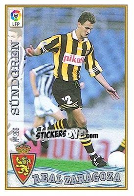Sticker 288. SÜNDGREEN - Las Fichas De La Liga 1997-1998 - Mundicromo