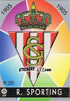 Sticker 295. ESCUDO - Las Fichas De La Liga 1997-1998 - Mundicromo