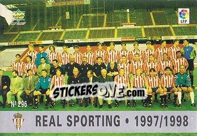 Sticker 296. PLANTILLA - Las Fichas De La Liga 1997-1998 n. 429 - Mundicromo