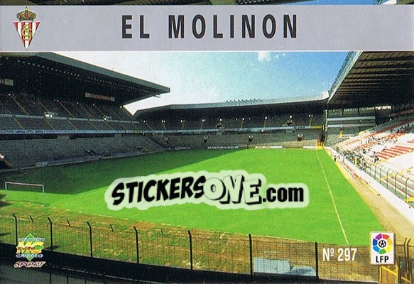 Sticker 297. El Molinón - Las Fichas De La Liga 1997-1998 n. 430 - Mundicromo