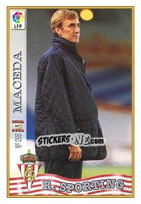 Sticker 298. U.H. MACEDA - Las Fichas De La Liga 1997-1998 n. 432 - Mundicromo