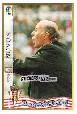 Sticker 298. U.H. NOVOA - Las Fichas De La Liga 1997-1998 - Mundicromo