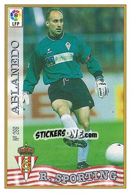 Sticker 299. ABLANEDO - Las Fichas De La Liga 1997-1998 - Mundicromo