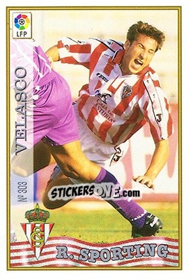 Sticker 303. VELASCO - Las Fichas De La Liga 1997-1998 - Mundicromo
