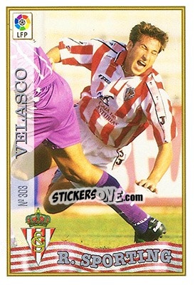 Cromo 303. VELASCO - Las Fichas De La Liga 1997-1998 - Mundicromo