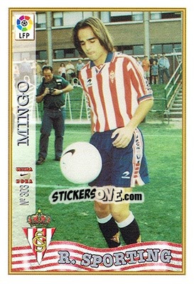 Sticker 303. U.H. MINGO - Las Fichas De La Liga 1997-1998 - Mundicromo