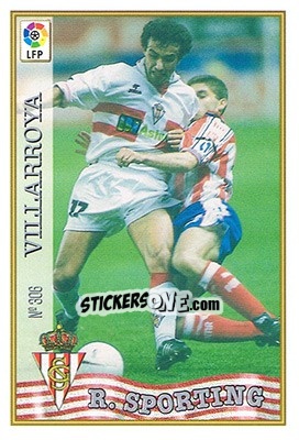 Figurina 306. VILLARROYA - Las Fichas De La Liga 1997-1998 - Mundicromo