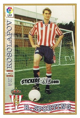 Sticker 307. U.H. KOSOLAPOV - Las Fichas De La Liga 1997-1998 - Mundicromo