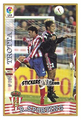 Sticker 310. U.H. TROTTA - Las Fichas De La Liga 1997-1998 - Mundicromo