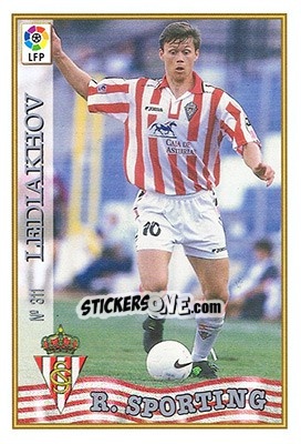 Sticker 311. LEDIAKHOV - Las Fichas De La Liga 1997-1998 n. 454 - Mundicromo
