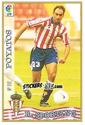 Sticker 312. POYATOS - Las Fichas De La Liga 1997-1998 n. 456 - Mundicromo
