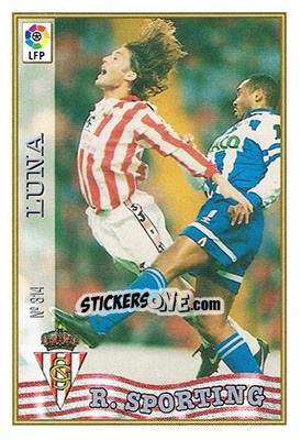 Sticker 314. LUNA - Las Fichas De La Liga 1997-1998 - Mundicromo