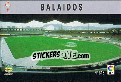 Sticker 318. BALAIDOS - Las Fichas De La Liga 1997-1998 - Mundicromo