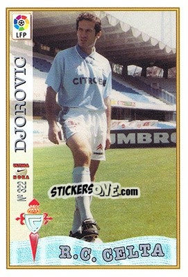 Cromo 322. U.H. DJOROVIC - Las Fichas De La Liga 1997-1998 - Mundicromo