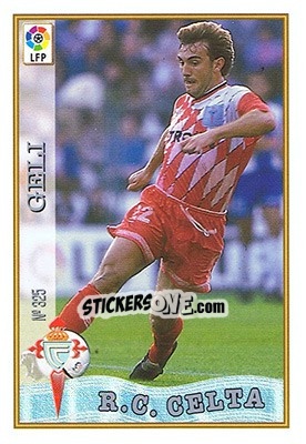 Sticker 325. GELI - Las Fichas De La Liga 1997-1998 - Mundicromo